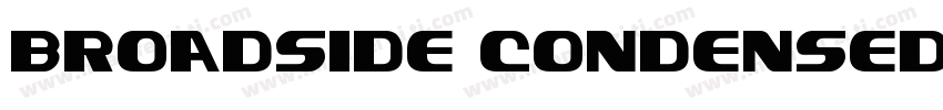 Broadside Condensed字体转换